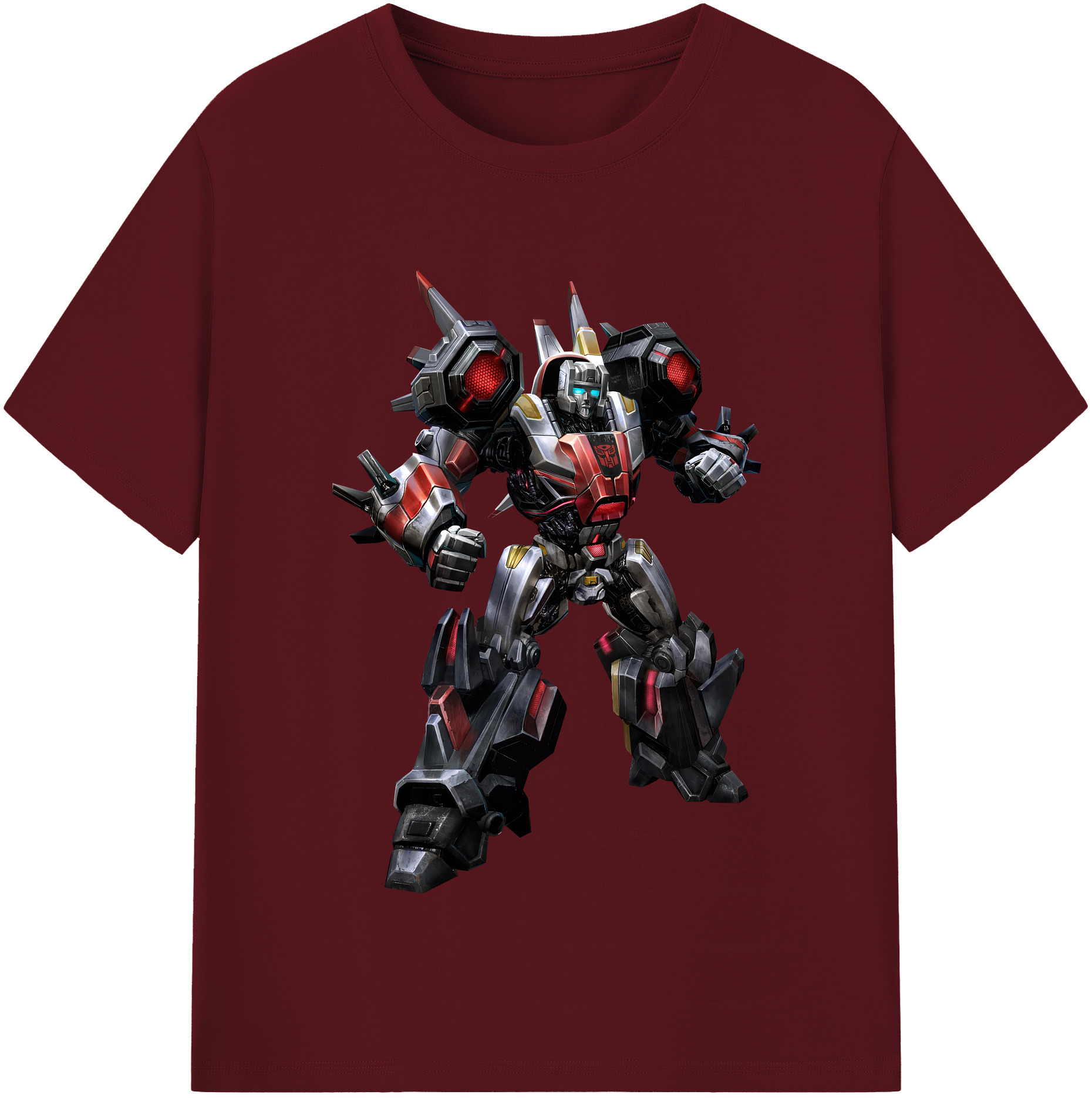 （画像用） Transformers トランスフォーマー 綿100％半袖Tシャツ（フロントプリント）